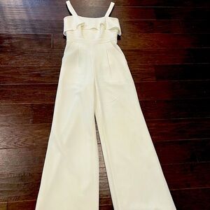 White Antonio Melani jumpsuit romper